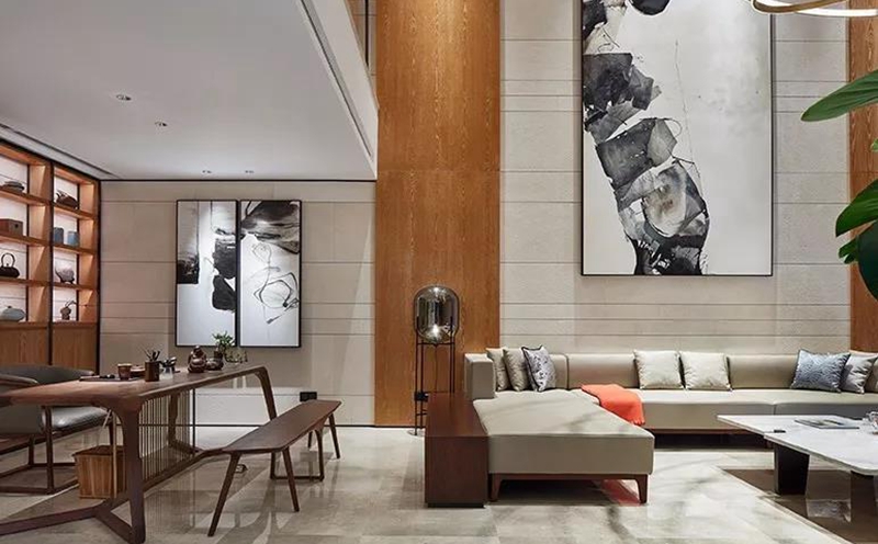 輕奢·新中式風格全屋定制，星空梵高全屋定制