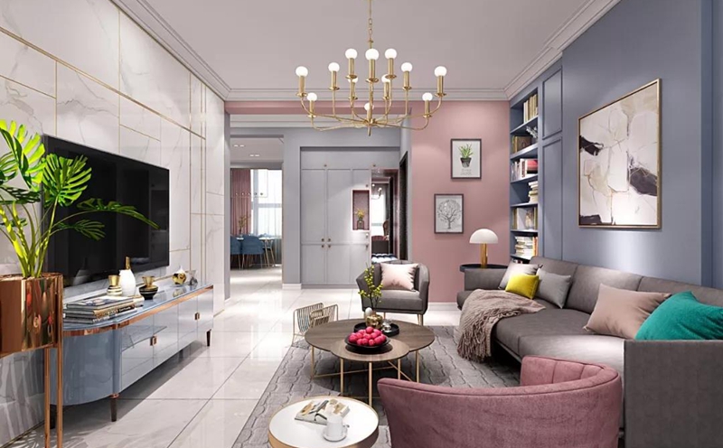 現代風格全屋定制，星空梵高全屋定制