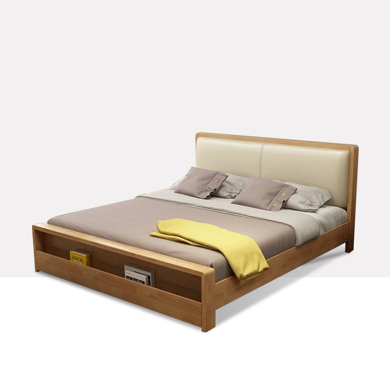 現代簡約雙人床實木床 荷蘭晨風 TB-109#床